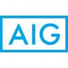 Aig logo in blue and white