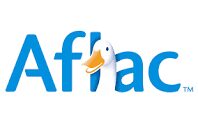 A duck is in the middle of the word aflac.