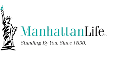 A logo of manhattan lighting